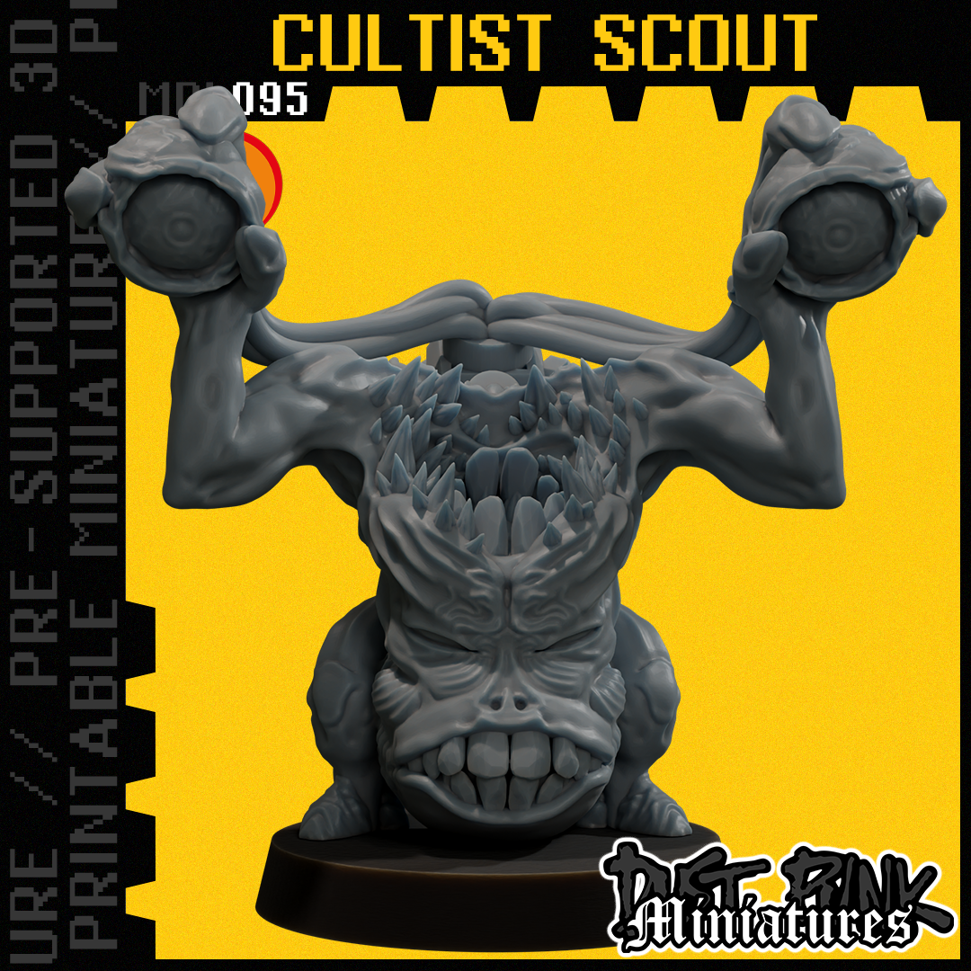 MDL095 CULTIST SCOUT [PRE-SUPPORTED]